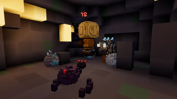 Crystal-lit caverns full of spiders and bats
