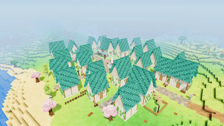 An elven town on the coast