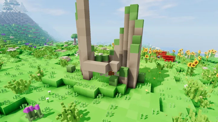 A ruined watchtower